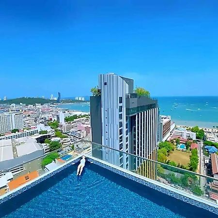 Central Pattaya - Sea View Large Balcony Condo With Infinity Pool エクステリア 写真