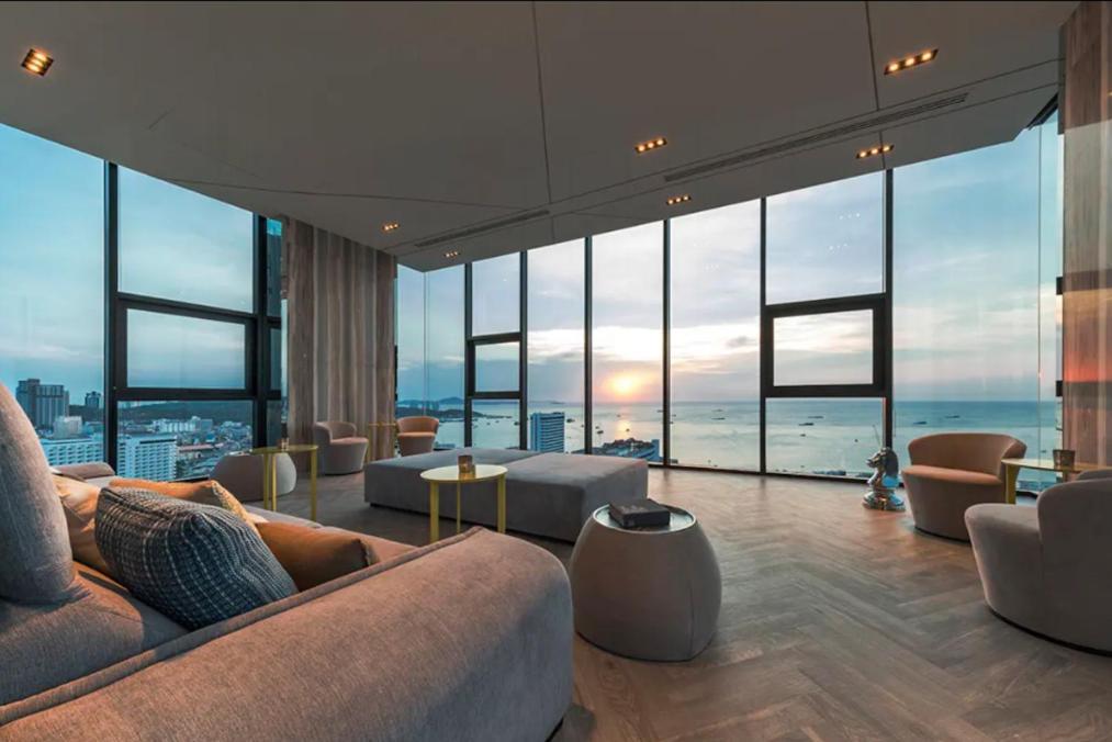 Central Pattaya - Sea View Large Balcony Condo With Infinity Pool エクステリア 写真