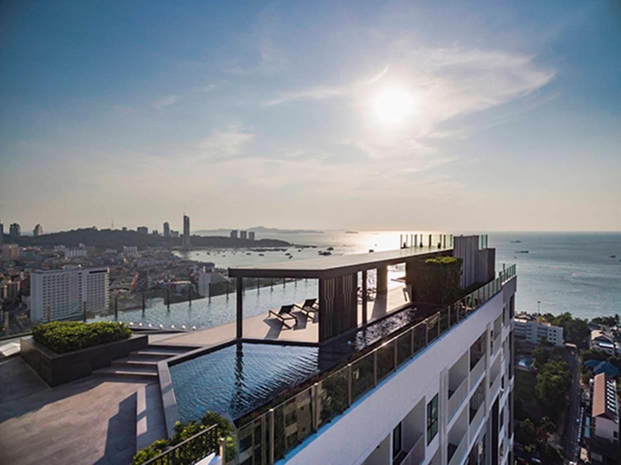Central Pattaya - Sea View Large Balcony Condo With Infinity Pool エクステリア 写真