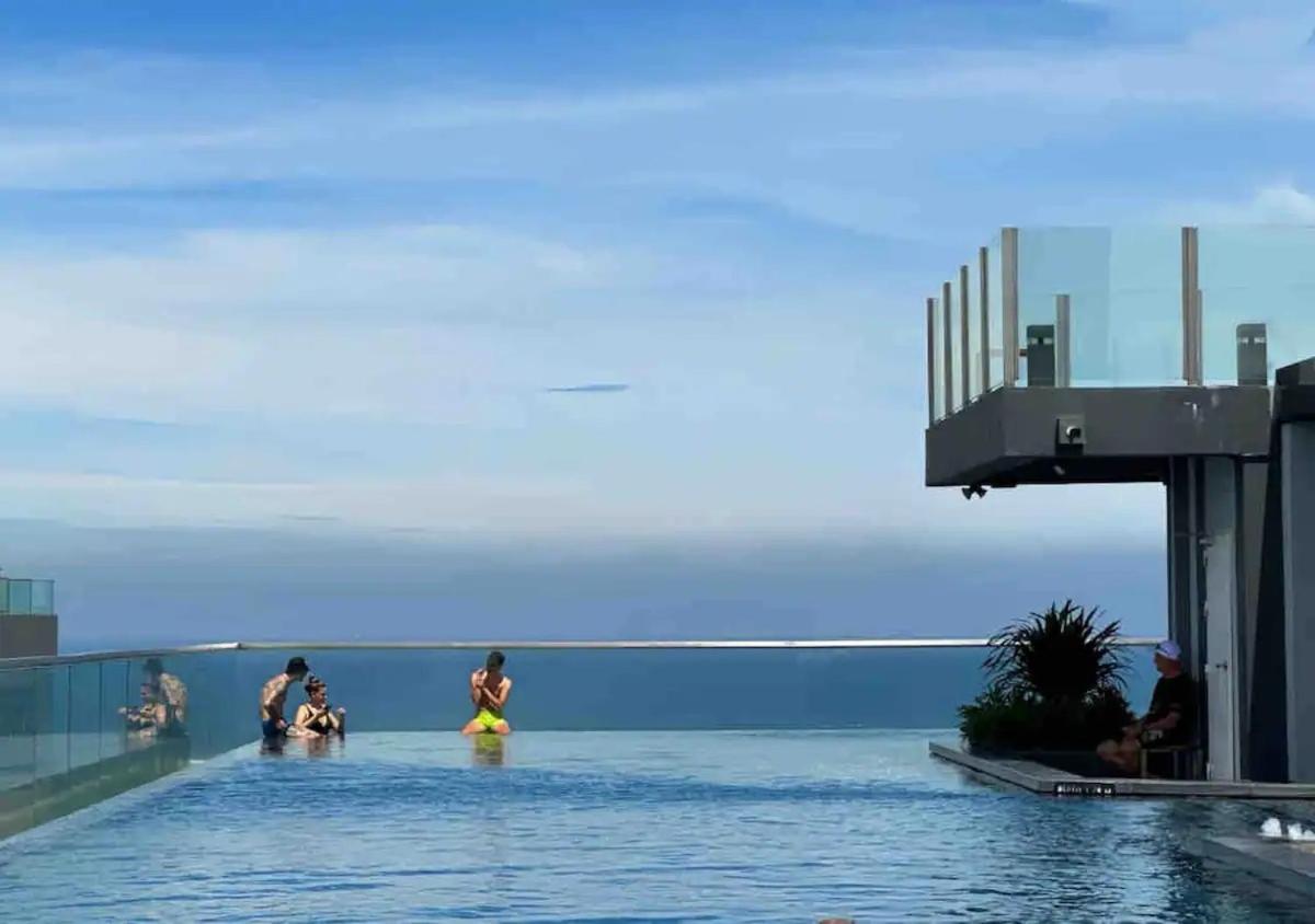 Central Pattaya - Sea View Large Balcony Condo With Infinity Pool エクステリア 写真